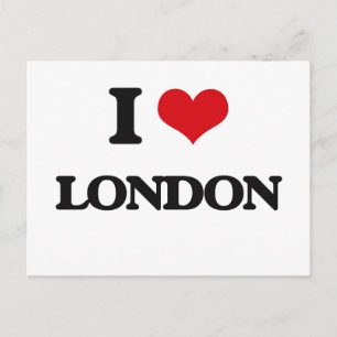 I Love London Postcard