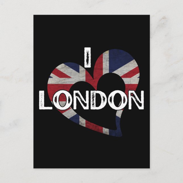 I LOVE LONDON POSTCARD (Front)