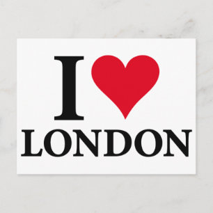 I LOVE LONDON POSTCARD
