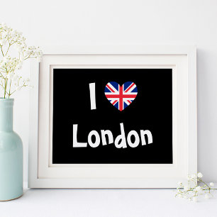 I Love London Poster