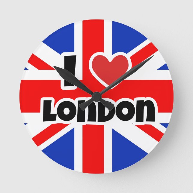 I love London Round Clock (Front)