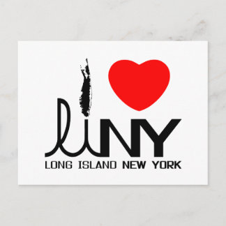 I Love Long Island NY Postcard