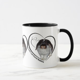 I Love Lop-Eared Rabbits Mug