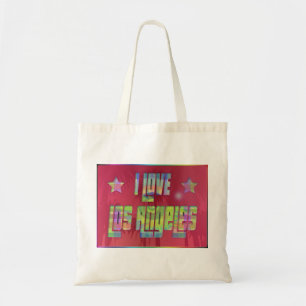 I LOVE Los Angeles Beautiful Reddish Tote Bag