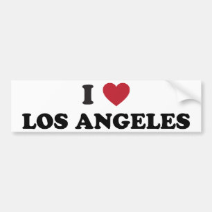 I Love Los Angeles Bumper Sticker