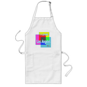 "I LOVE Los Angeles Colouring 2" Apron