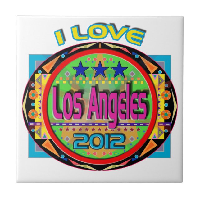 I LOVE Los Angeles Emblem #1 2012 Tile (Front)