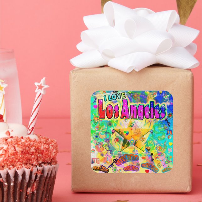 I LOVE Los Angeles Epoch Hour Sticker (Party)