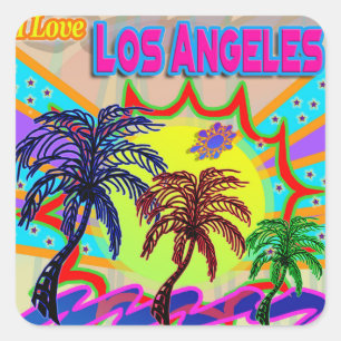 I LOVE Los Angeles Eternal Sticker