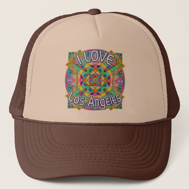 I LOVE Los Angeles Happy Hat (Front)