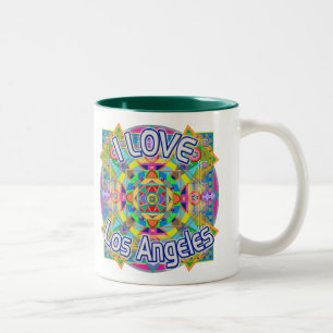 I LOVE Los Angeles Happy Mug