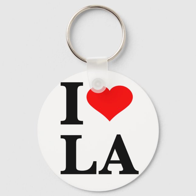 I Love Los Angeles Key Ring (Front)