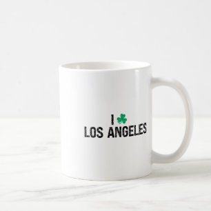 I Love Los Angeles Shamrock Clover St. Patrick's D Coffee Mug