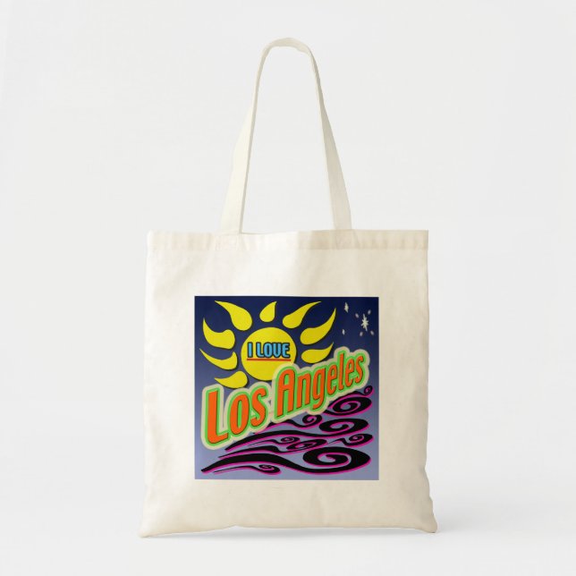 "I LOVE Los Angles: Night Sunshine" Bag (Front)