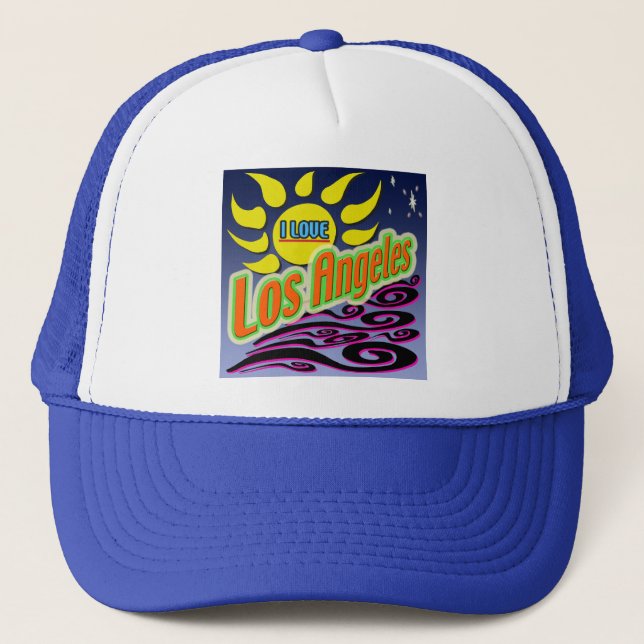 "I LOVE Los Angles: Night Sunshine" Hat (Front)