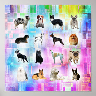 I Love Lots of Dogs Poster