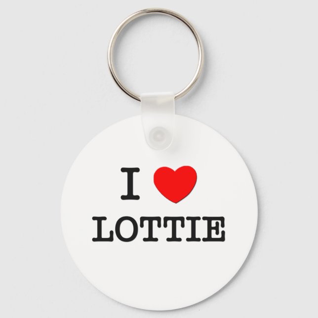 I Love Lottie Key Ring (Front)
