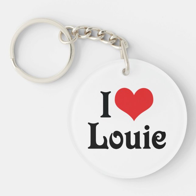 I Love Louie Key Ring (Front)