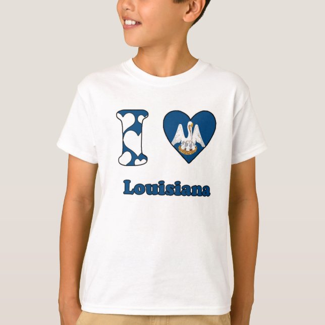 I love Louisiana T-Shirt (Front)