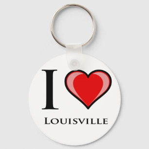 I Love Louisville Key Ring