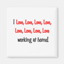 I love love love working at home