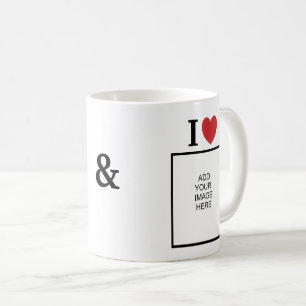 I Love Loves Me Add Photo Image Personalised Coffe Coffee Mug