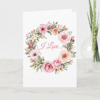 "I Love Loving You" Card