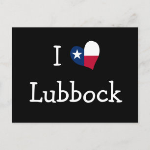 I Love Lubbock Texas Postcard