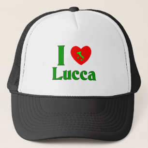 I Love Lucca Italy Trucker Hat