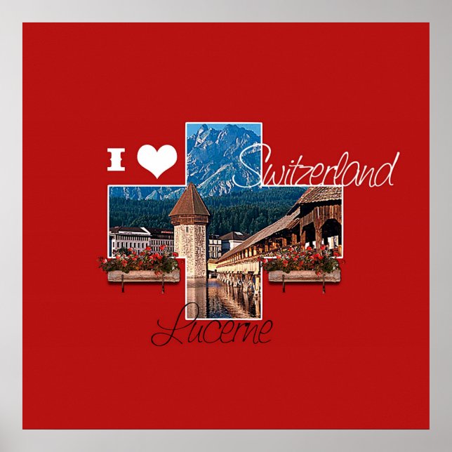 I love Lucerne, Switzerland - Poster (Front)