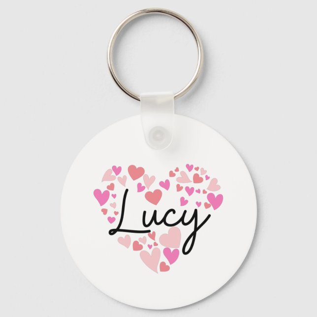 I love Lucy Key Ring (Front)
