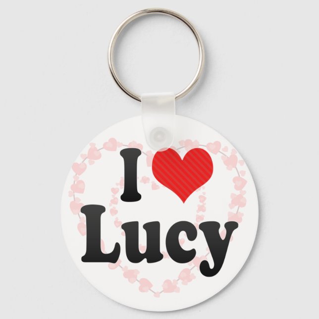 I Love Lucy Key Ring (Front)