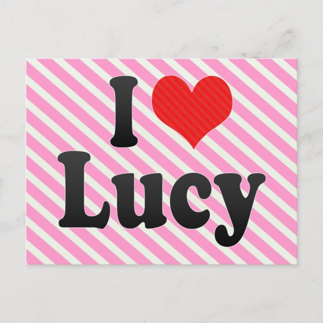 I Love Lucy Postcard (Front)