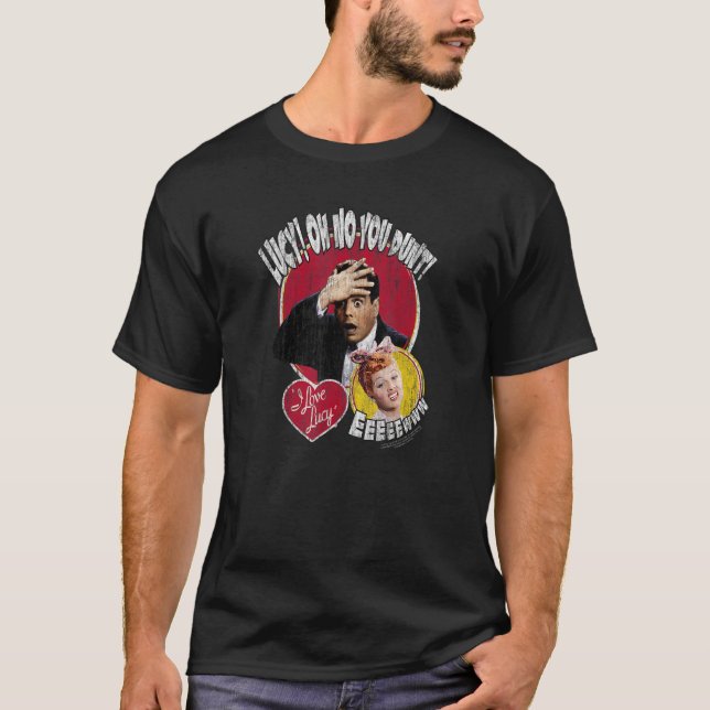 I Love Lucy Yelling In Spanish T-Shirt (Front)