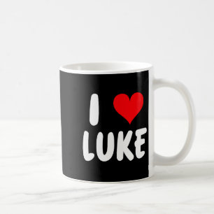 I Love Luke - Heart - Name  Coffee Mug