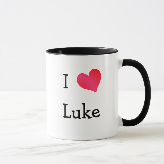 I Love Luke Mug (Right)