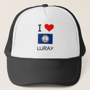 I Love Luray Virginia Trucker Hat