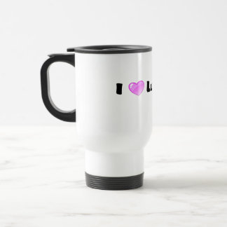 I Love Lurchers Travel Mug