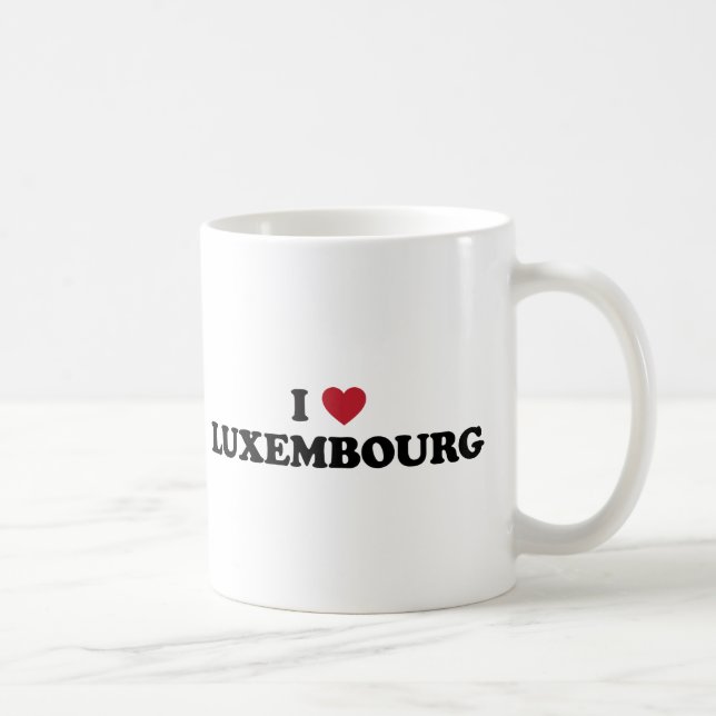I Love Luxembourg Coffee Mug (Right)