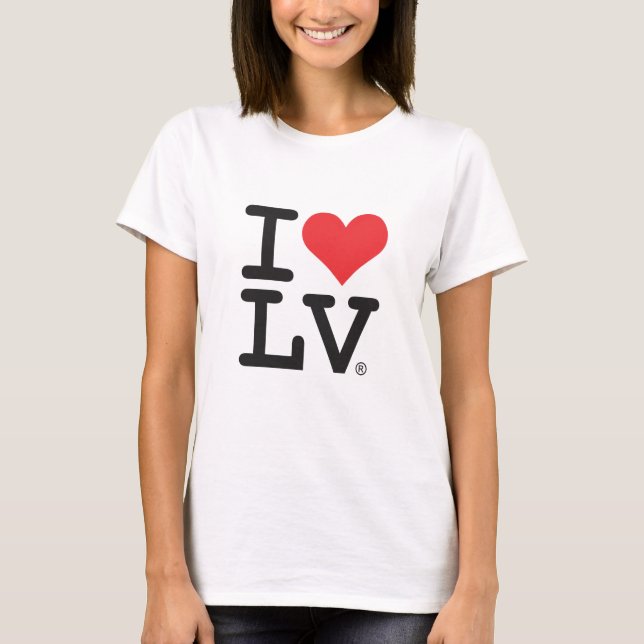 I LOVE LV® LADIES T-SHIRT (Front)