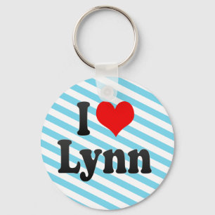 I Love Lynn, United States Key Ring