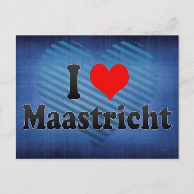 I Love Maastricht, Netherlands Postcard (Front)