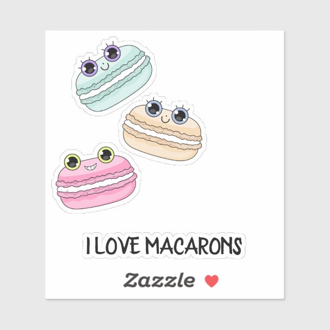 I Love Macarons  (Sheet)