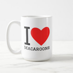 I love macaroons  coffee mug