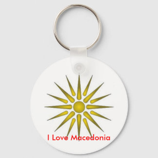 I love Macedonia Key Ring