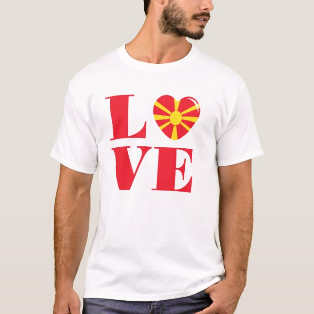 I love Macedonia T-Shirt (Front)