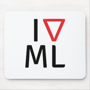 I love machine learning mouse pad