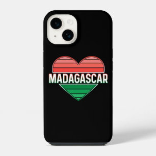 I Love Madagascar, Malagasy Heart iPhone 14 Case