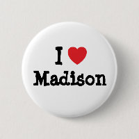 I love Madison heart T-Shirt