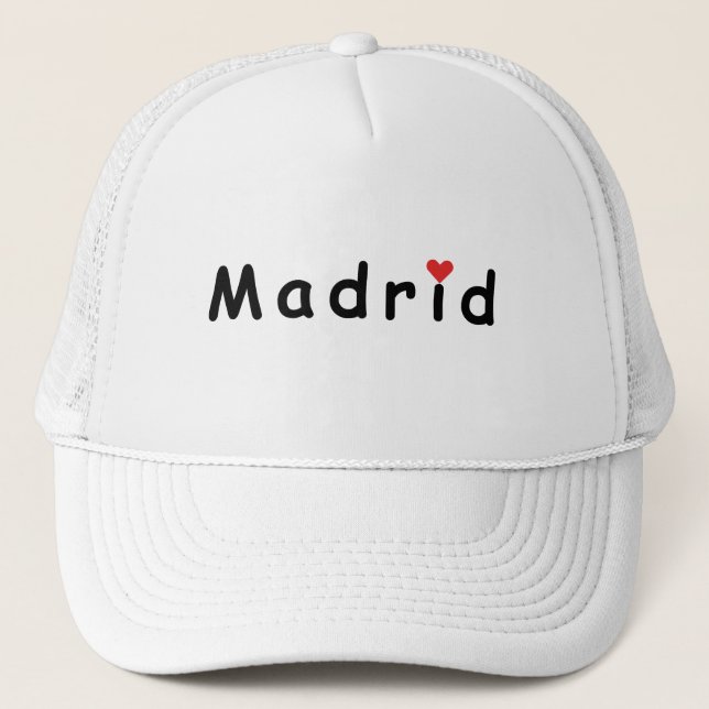 I love Madrid Trucker Hat (Front)